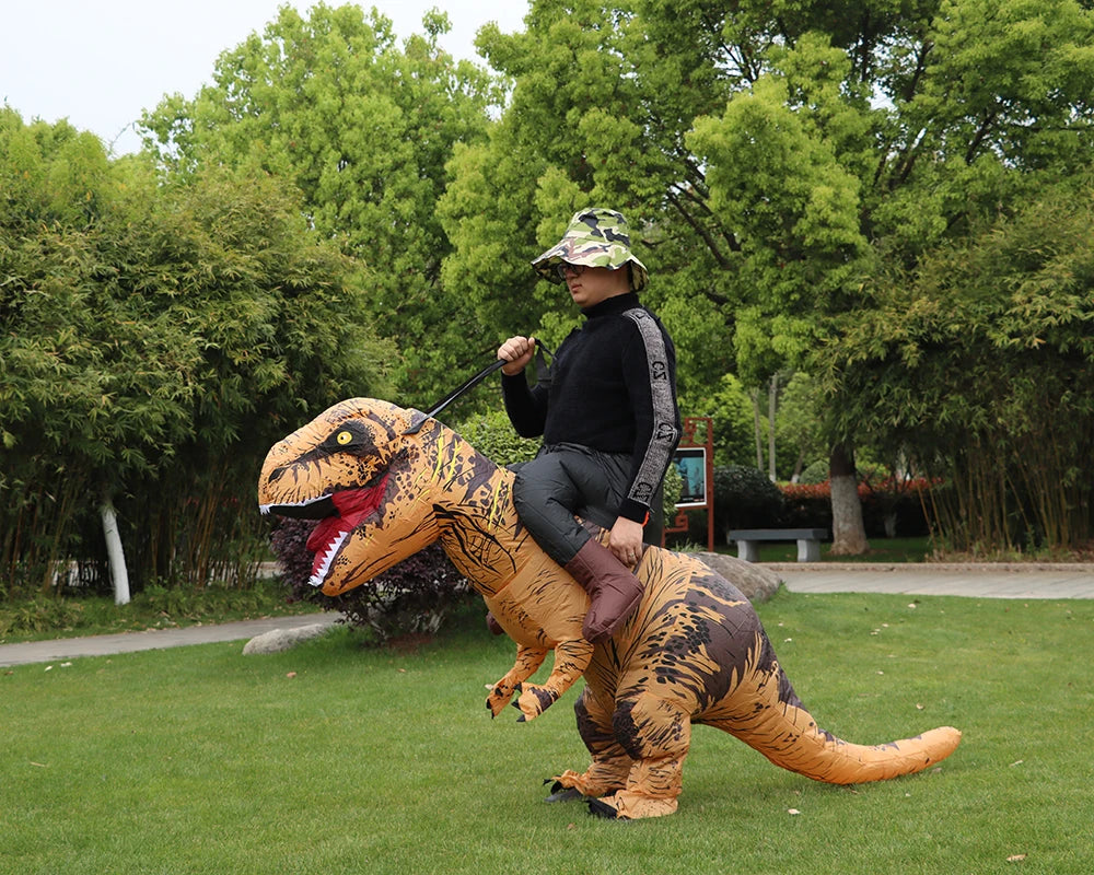 T-Rex Inflatable Dinosaur Costume for Men & Women Halloween Party Cosplay