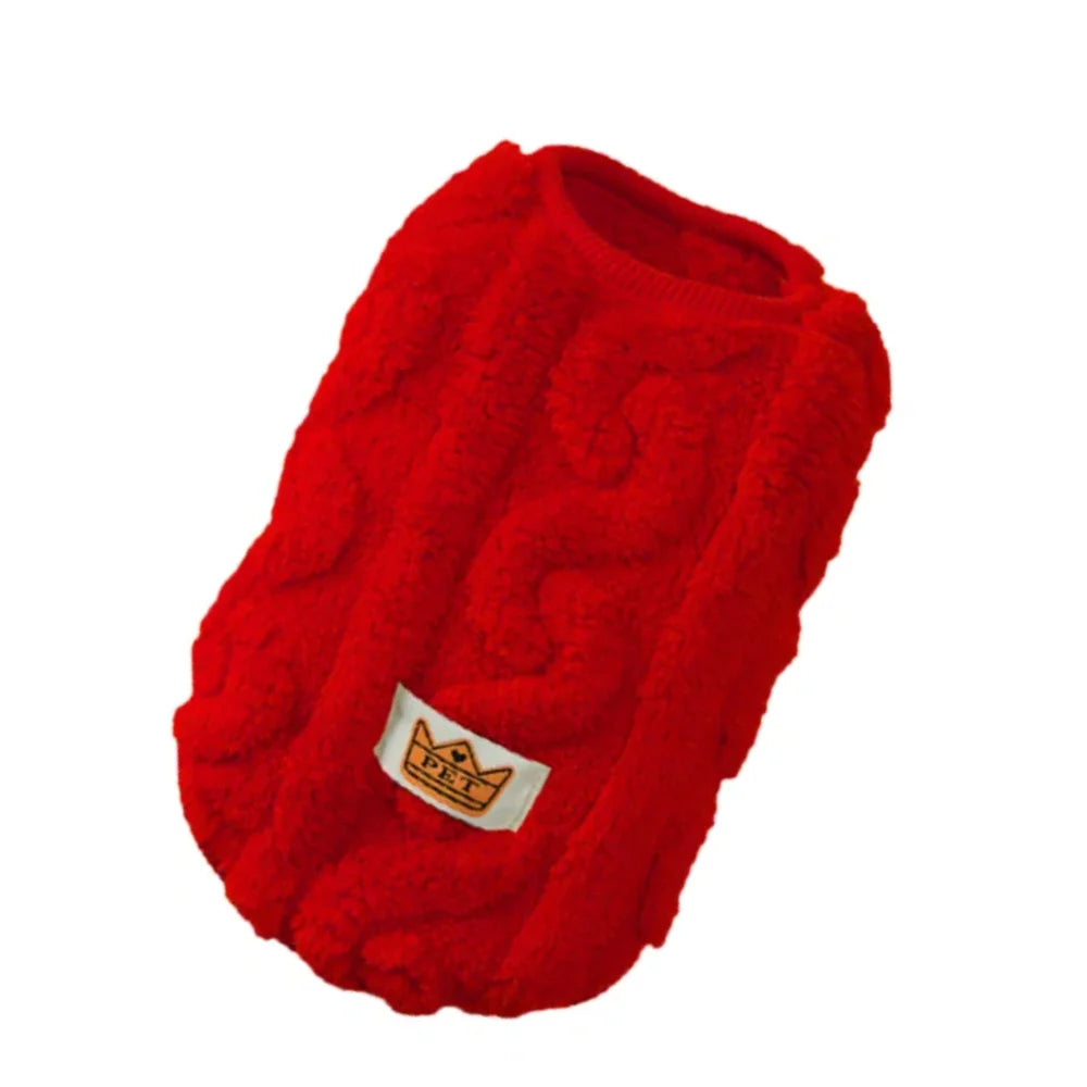 Soft Fleece Winter Sweater Vest for Small Dogs & Cats