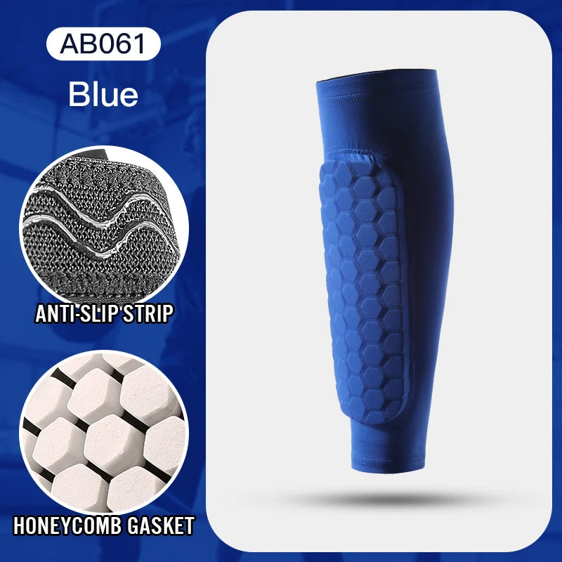 Foam Padded Compression Shin Guard Sleeve