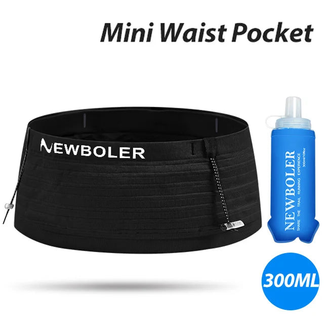 Elastic Running Waist Bag and Race Number Belt