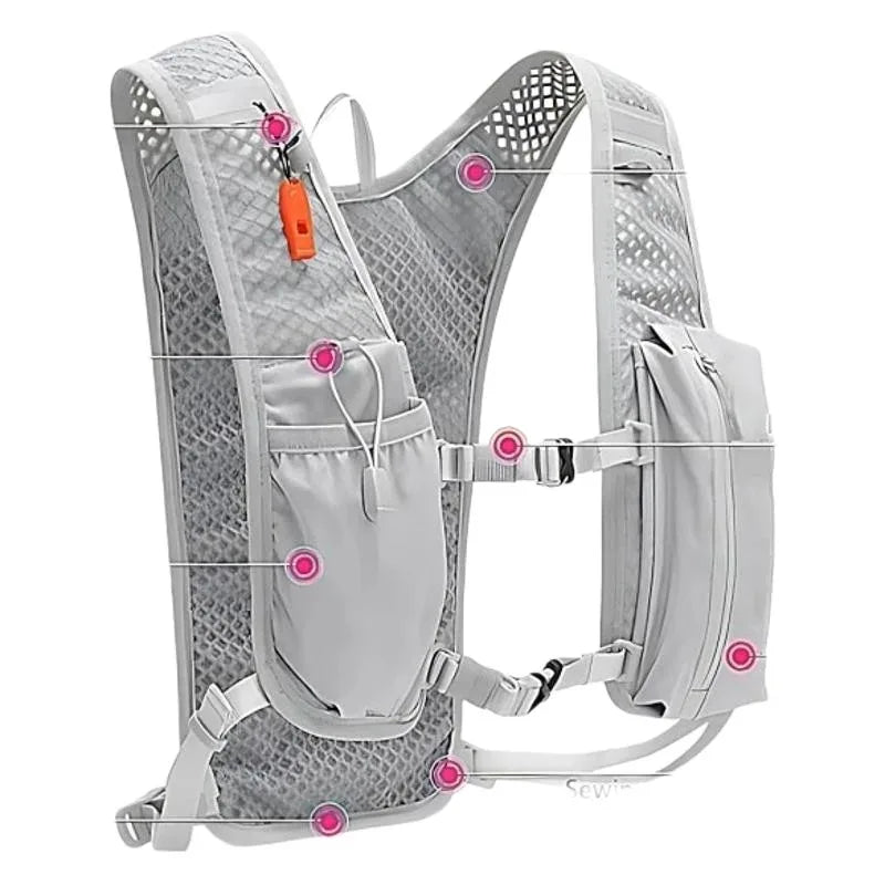 Lightweight Reflective Trail Running Hydration Vest Backpack