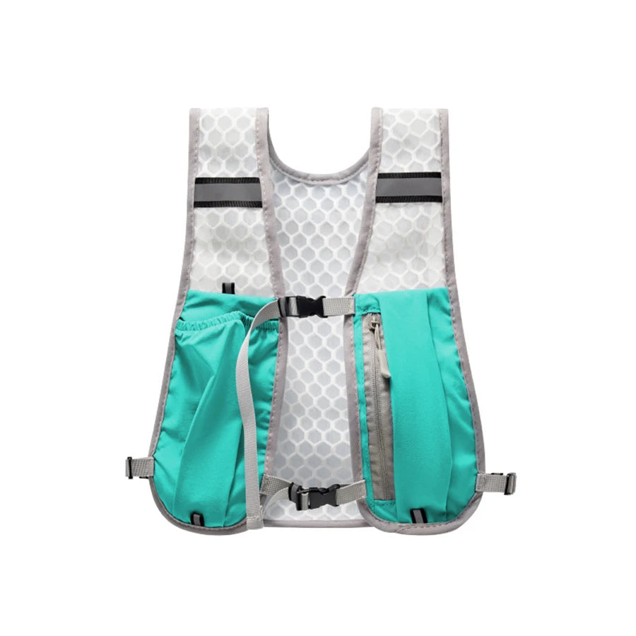 Lightweight Reflective Running Hydration Vest with Phone Pocket
