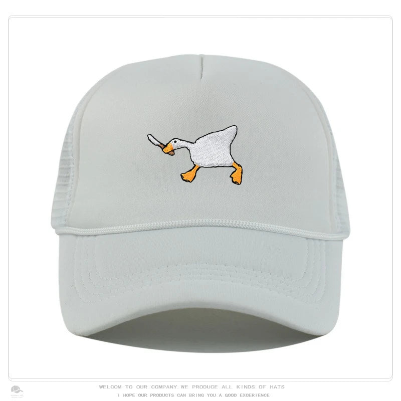 Unisex Embroidered Goose Baseball Cap