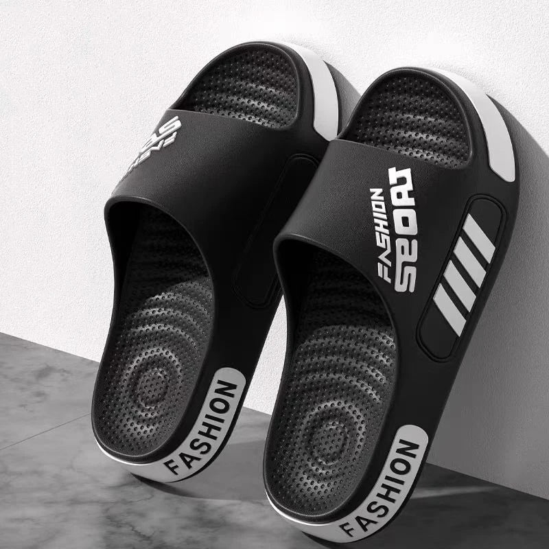 Big Size 48–49 Open Toe Summer Slippers for Men & Women