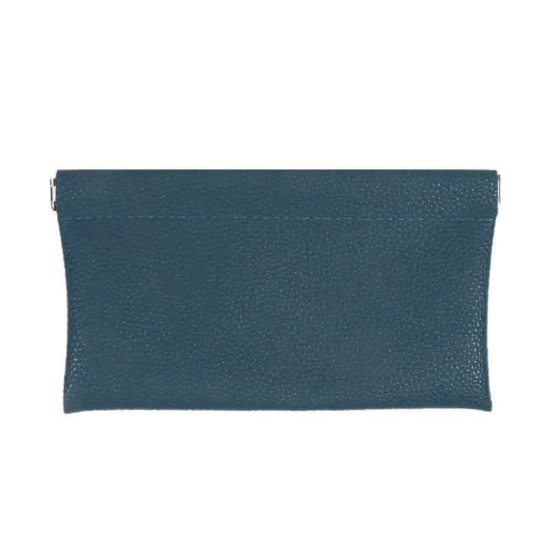 Self Closing PU Leather Long Wallet and Passport Holder