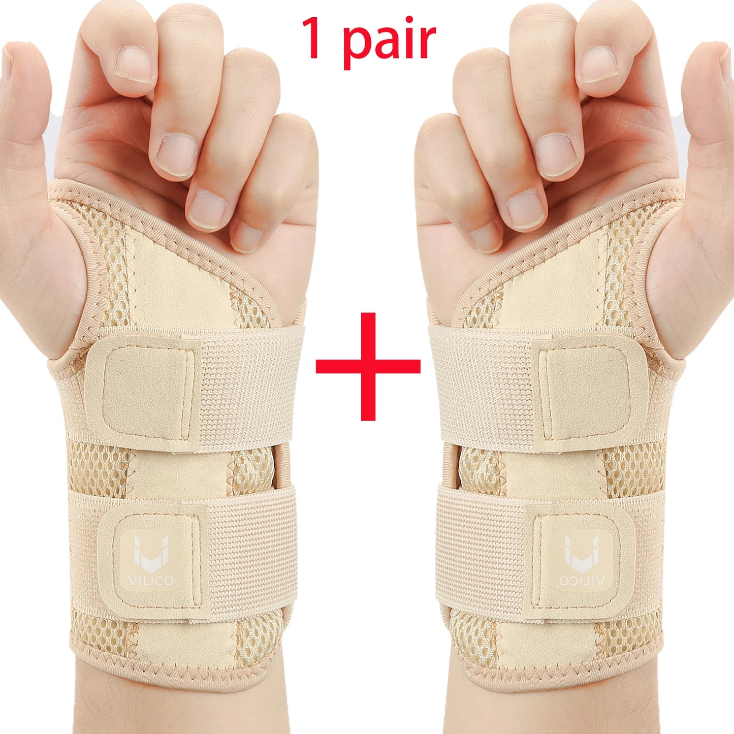 1 or 2 Pack Adjustable Wrist and Thumb Support Straps