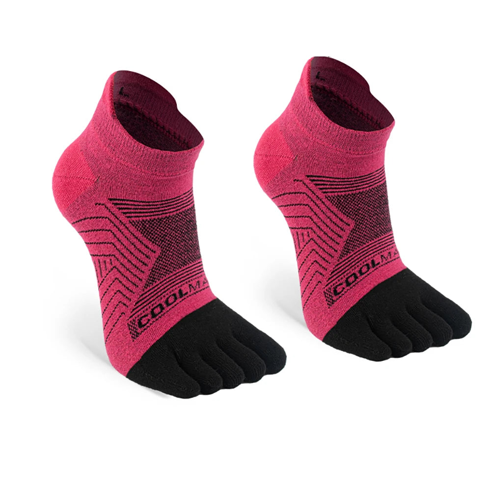 1 Pair Breathable Quick Dry Five Toe Running Socks