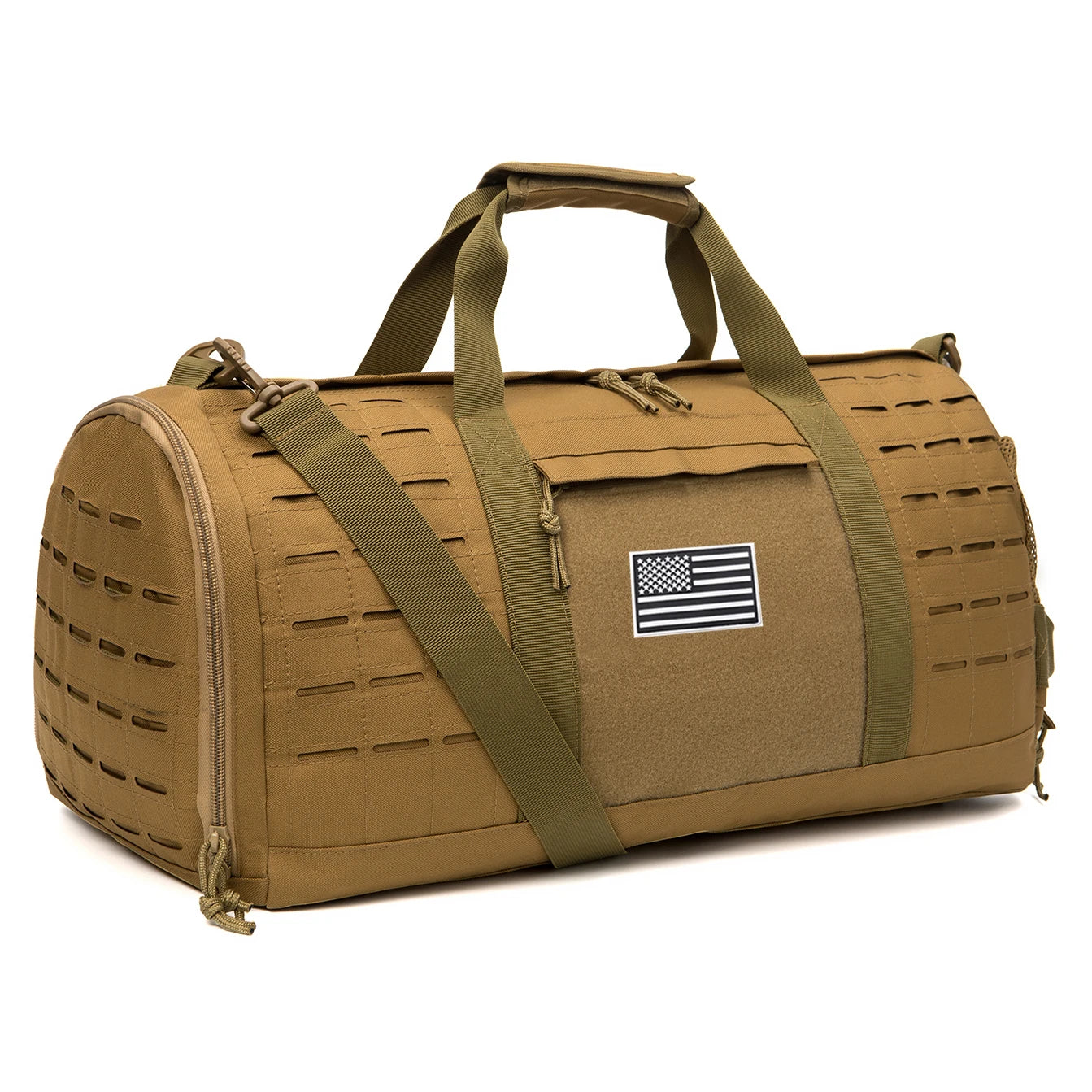 40L Men's Tactical Gym Duffle Bag with Shoe Compartment