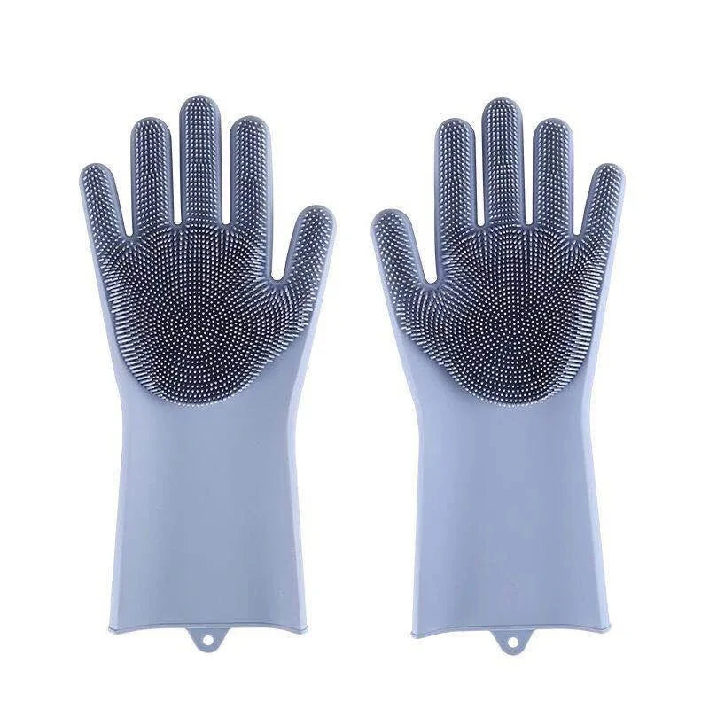 Silicone Pet Grooming Bathing Glove for Dogs & Cats Hair Removal
