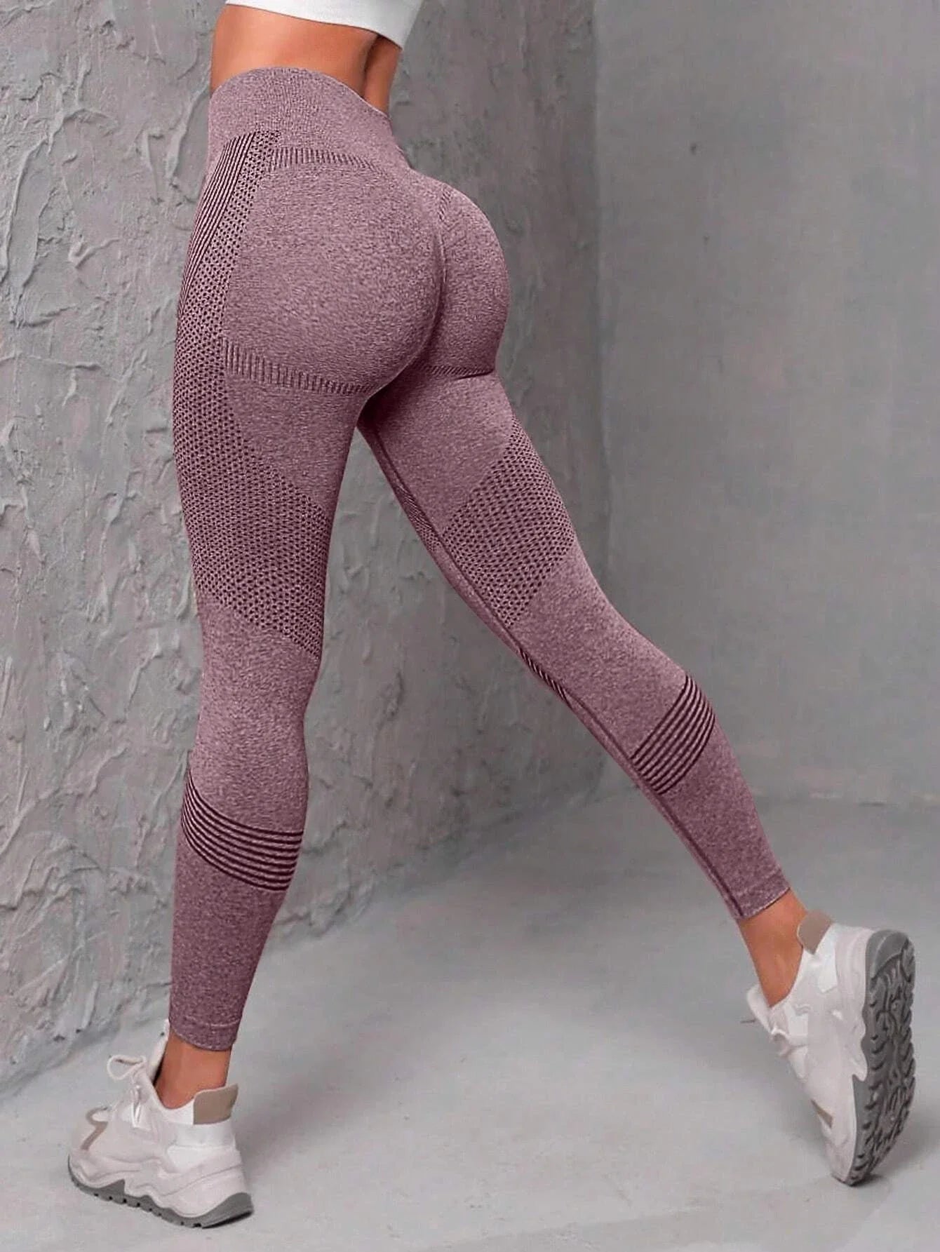Women's Seamless Wide Waistband Sports Leggings