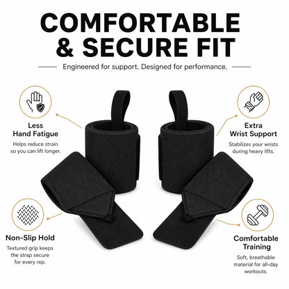 Universal Weightlifting Wrist Wrap with Thumb Loop