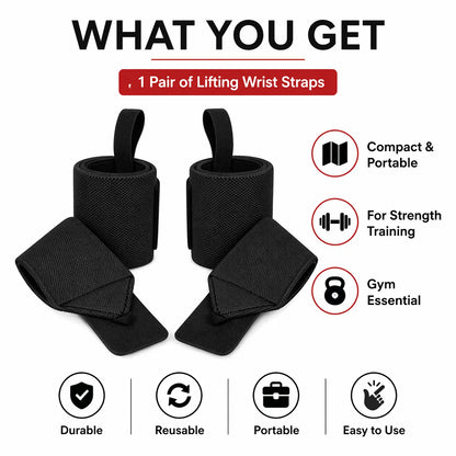 Universal Weightlifting Wrist Wrap with Thumb Loop