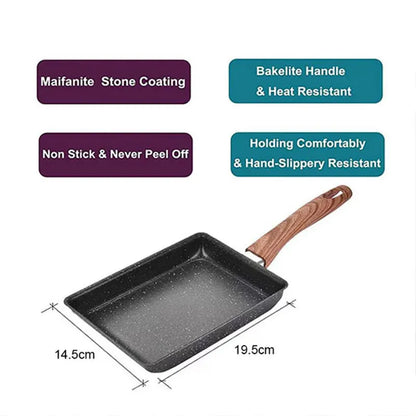 Japanese Tamagoyaki Nonstick Rectangular Omelet Pan