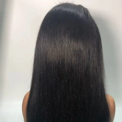 Women's 30 to 42 Inch 250% Density Bone Straight HD Lace Front Human Hair Wig
