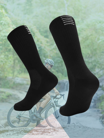 Unisex Quick Dry Long Cycling and Running Socks