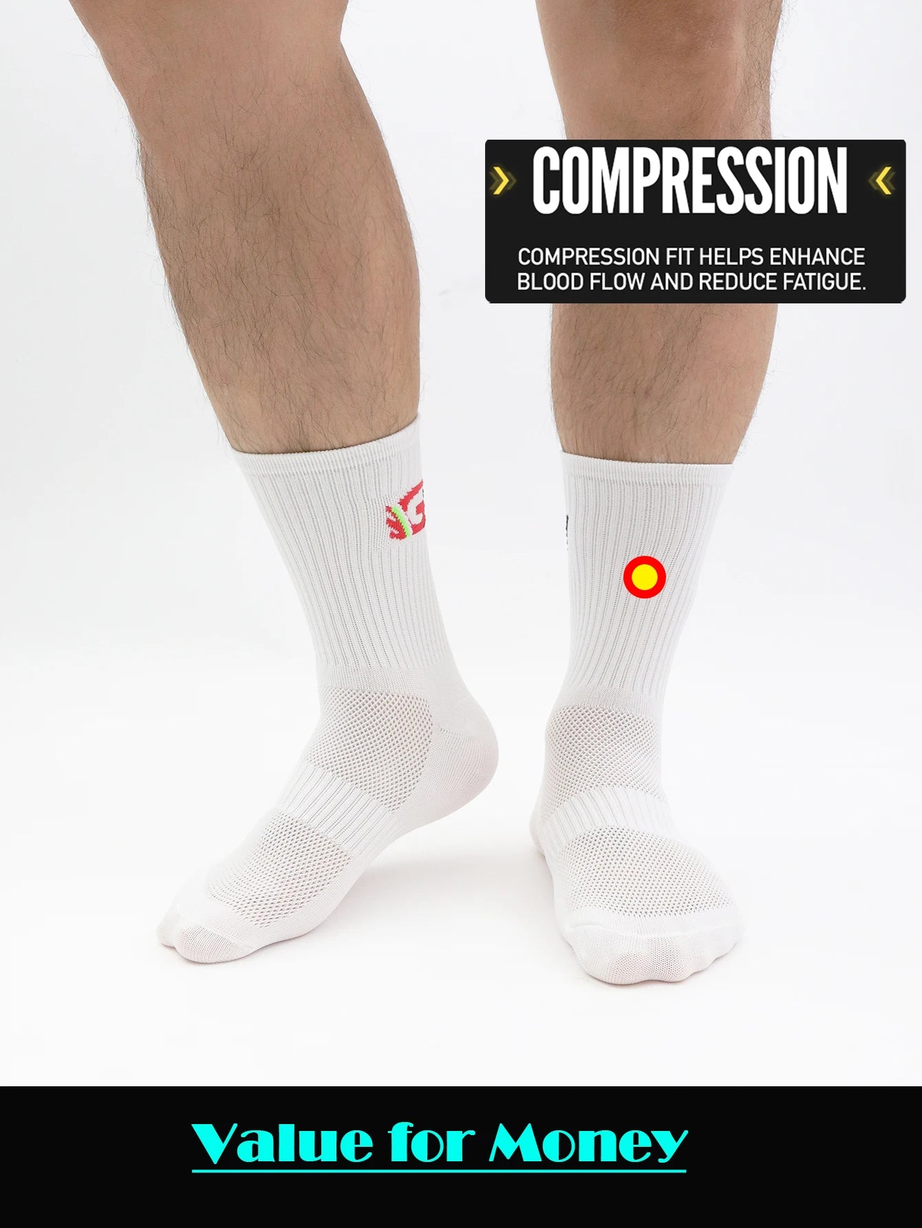 Unisex Compression Cycling and Running Socks