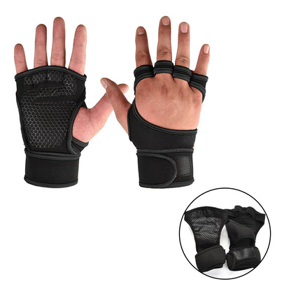 Unisex Weightlifting Workout Gloves with Wrist Support
