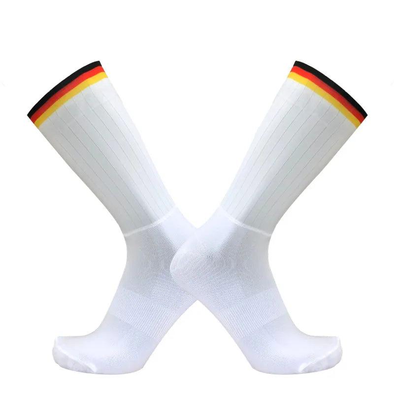 Men's Anti Slip Silicone Cycling and Running Socks