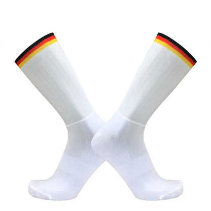 Men's Anti Slip Silicone Cycling and Running Socks
