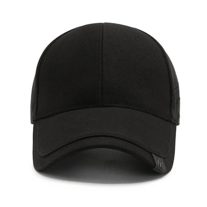 Men's Solid Cotton Baseball Cap