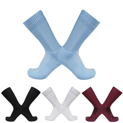 Unisex Breathable Anti Slip Aero Cycling Socks