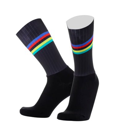 Men's Anti Slip Silicone Cycling and Running Socks