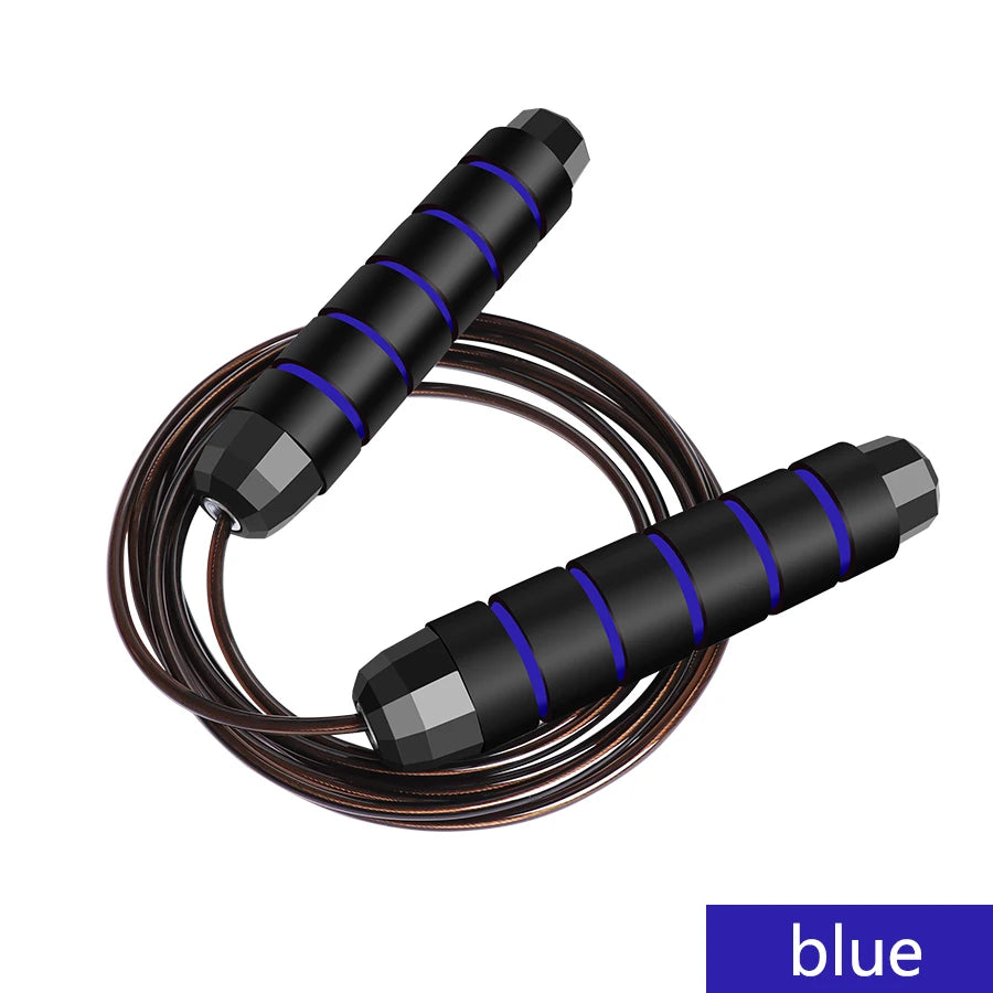Adjustable Speed Jump Rope with Steel Wire