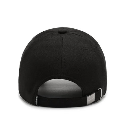 Men's Solid Cotton Baseball Cap