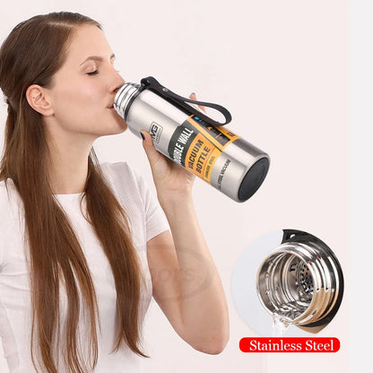 UPORS 500ml to 1500ml Stainless Steel Insulated Thermos Bottle