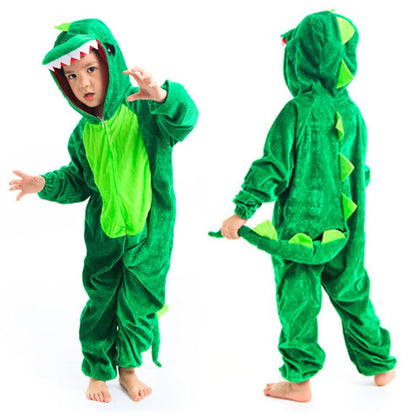 Kids Dinosaur Kigurumi Costume for Boys Halloween & Cosplay