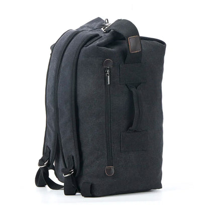 Men's Large Capacity Canvas Travel Backpack