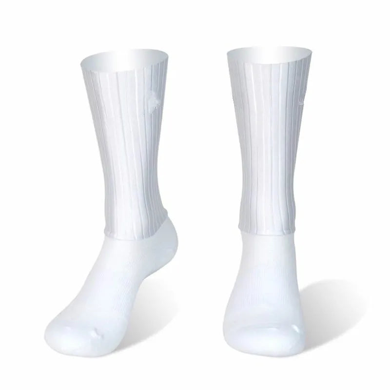 Men's Anti Slip Silicone Cycling and Running Socks