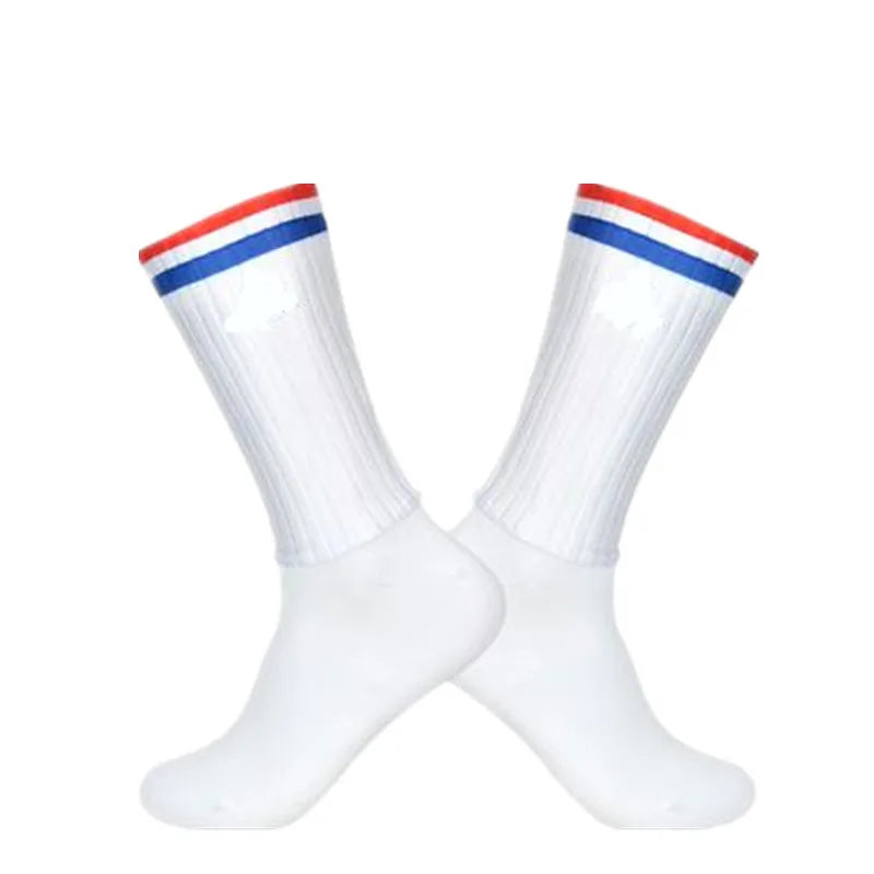 Men's Anti Slip Silicone Cycling and Running Socks