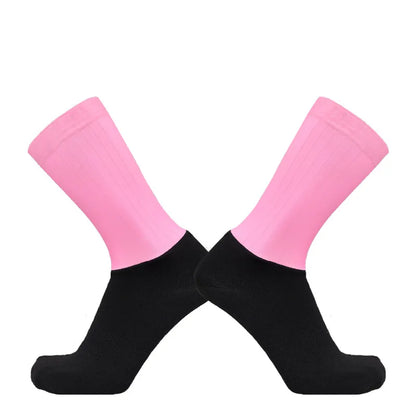 Men's Anti Slip Silicone Cycling and Running Socks