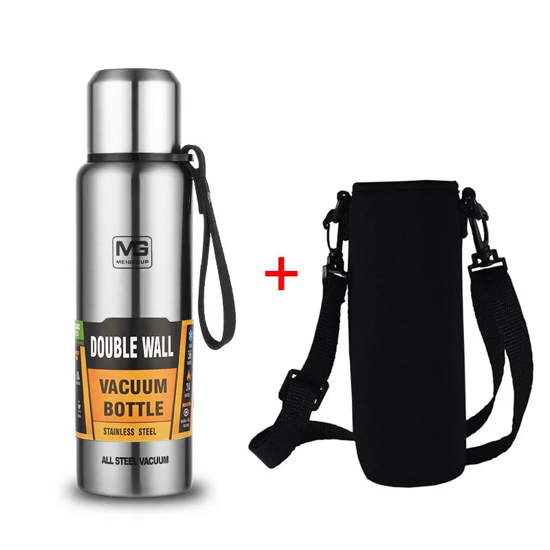 UPORS 500ml to 1500ml Stainless Steel Insulated Thermos Bottle
