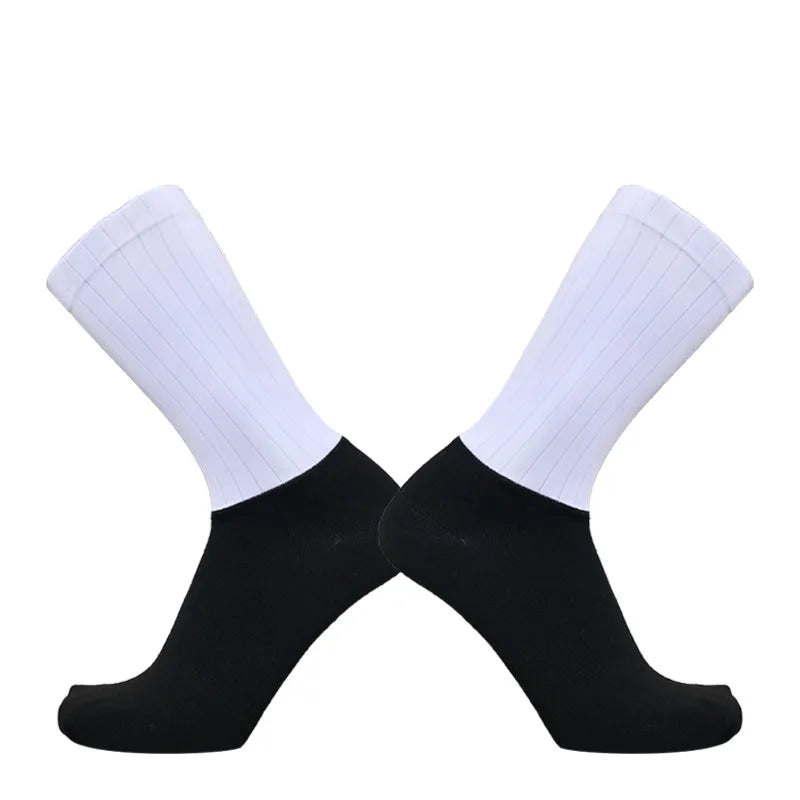 Men's Anti Slip Silicone Cycling and Running Socks