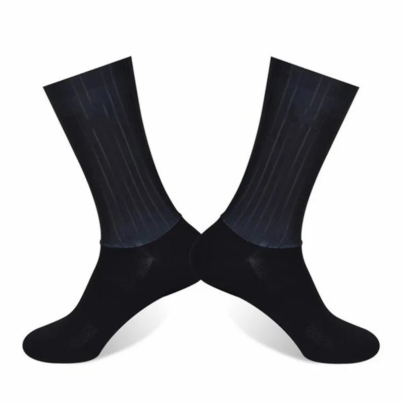 Men's Anti Slip Silicone Cycling and Running Socks