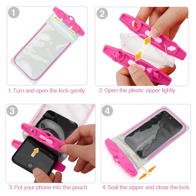 Waterproof Underwater Phone Pouch with Neck Strap