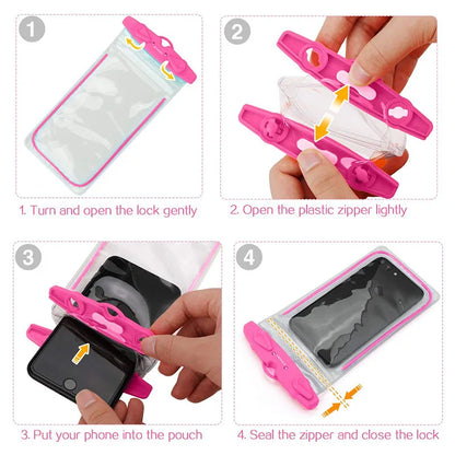 Waterproof Underwater Phone Pouch with Neck Strap