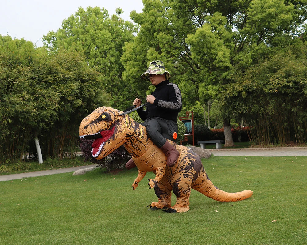 T-Rex Inflatable Dinosaur Costume for Men & Women Halloween Party Cosplay
