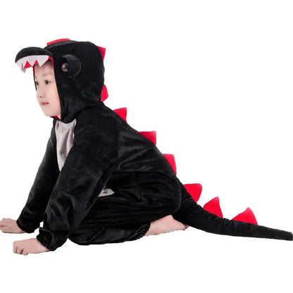 Kids Dinosaur Kigurumi Costume for Boys Halloween & Cosplay