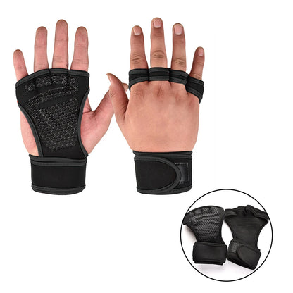 Unisex Weightlifting Workout Gloves with Wrist Support
