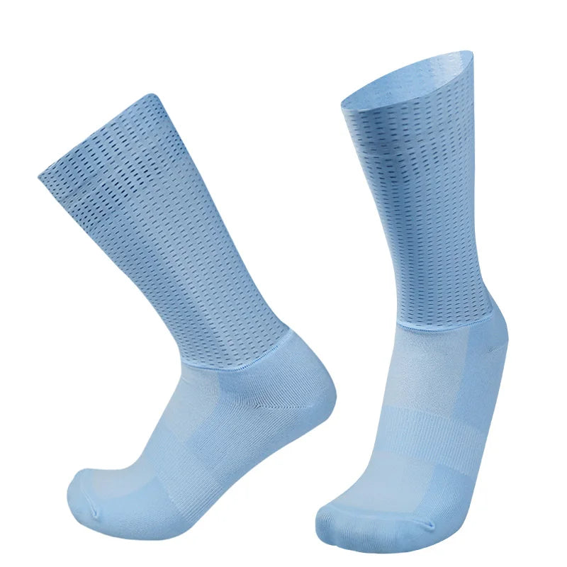 Men's Anti Slip Silicone Cycling and Running Socks