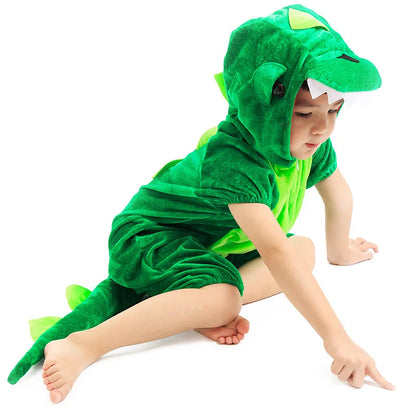 Kids Dinosaur Kigurumi Costume for Boys Halloween & Cosplay