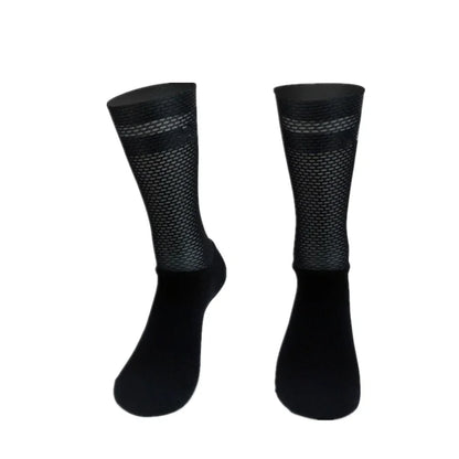 Men's Anti Slip Silicone Cycling and Running Socks