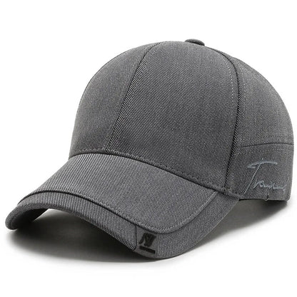 Men's Solid Cotton Baseball Cap