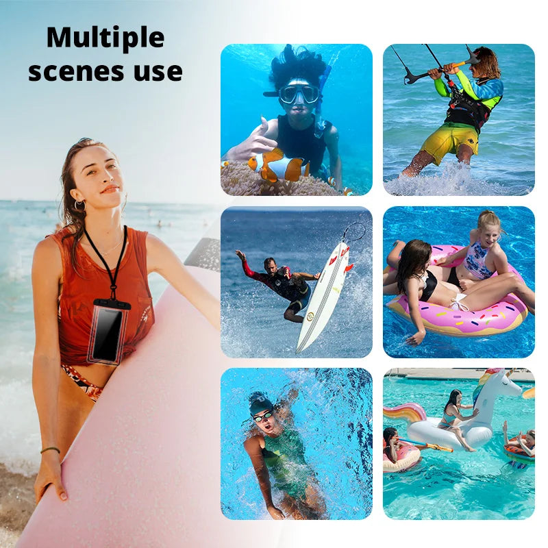 Waterproof Underwater Phone Pouch with Neck Strap