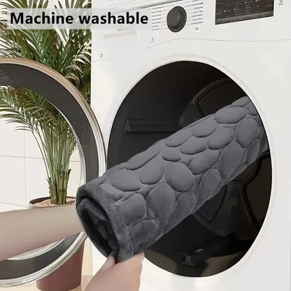3D Cobblestone Non Slip Absorbent Bathroom Mat Quick Dry Doormat