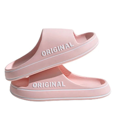 Feslishoet Unisex Thick Sole Anti Slip Slide Sandals