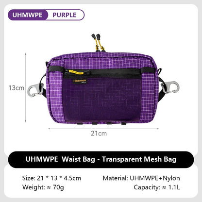 1.1L Ultralight Waterproof Dyneema Waist Pack